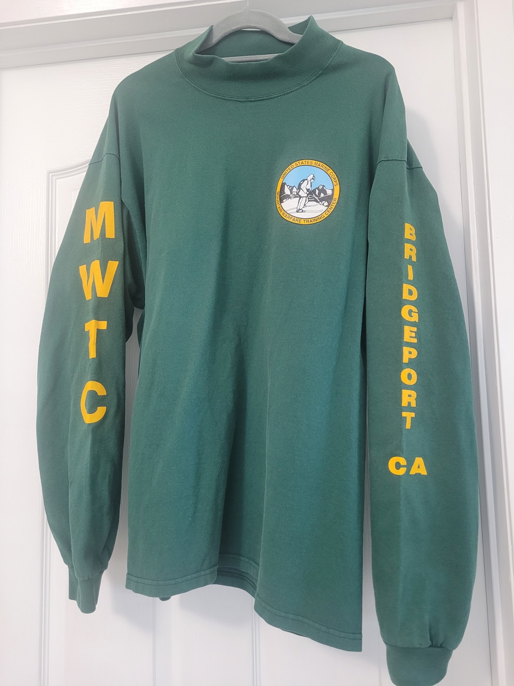USMC Mock Turtleneck shirt from the Mountain Warfare Training Center